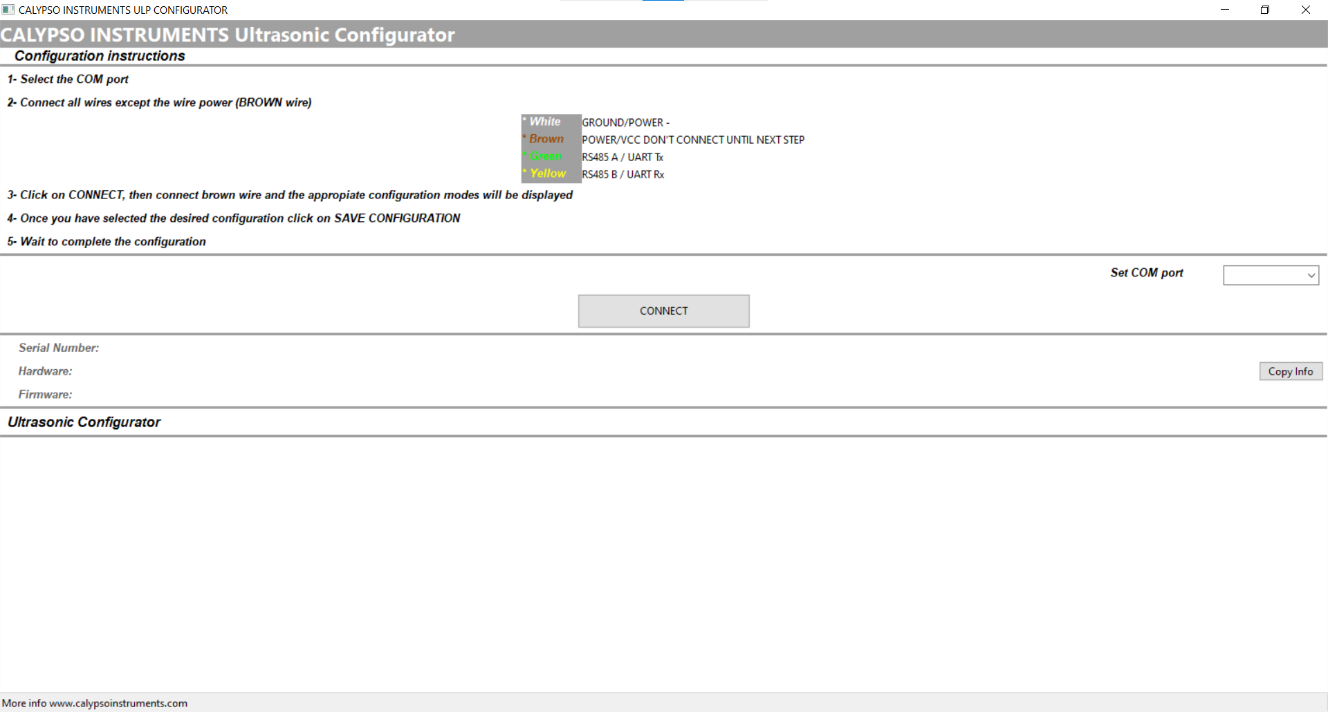 Monitor mostrando ventana de configuración